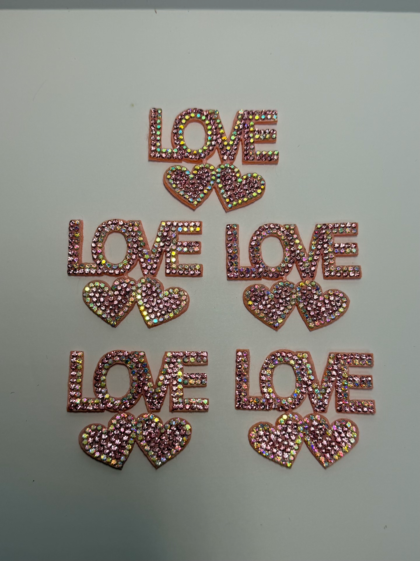 "LOVE" Rhinestone Topper