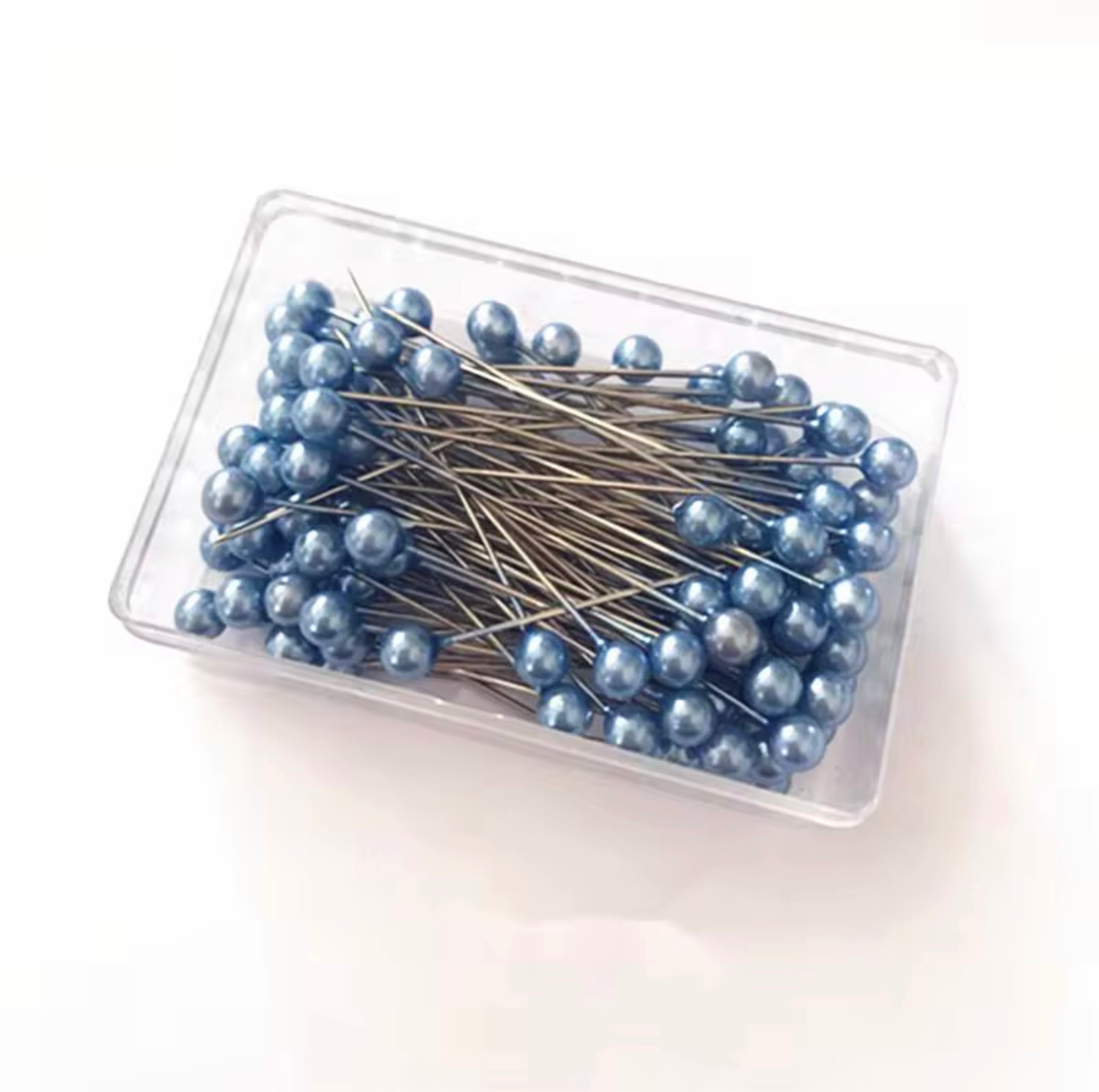 Colorful Rainbow Flower Pins — blue