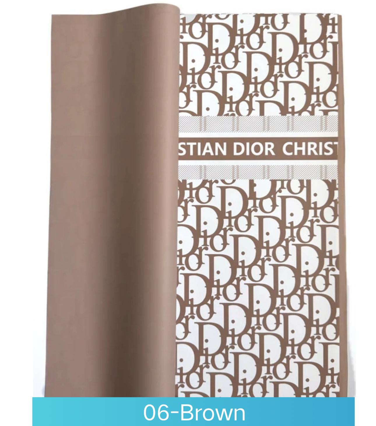 Branded Dior Flower Wrap Paper