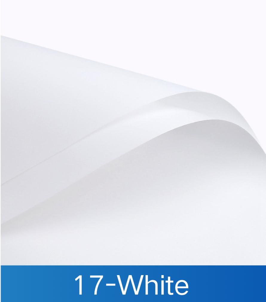 Solid Cotton White Paper