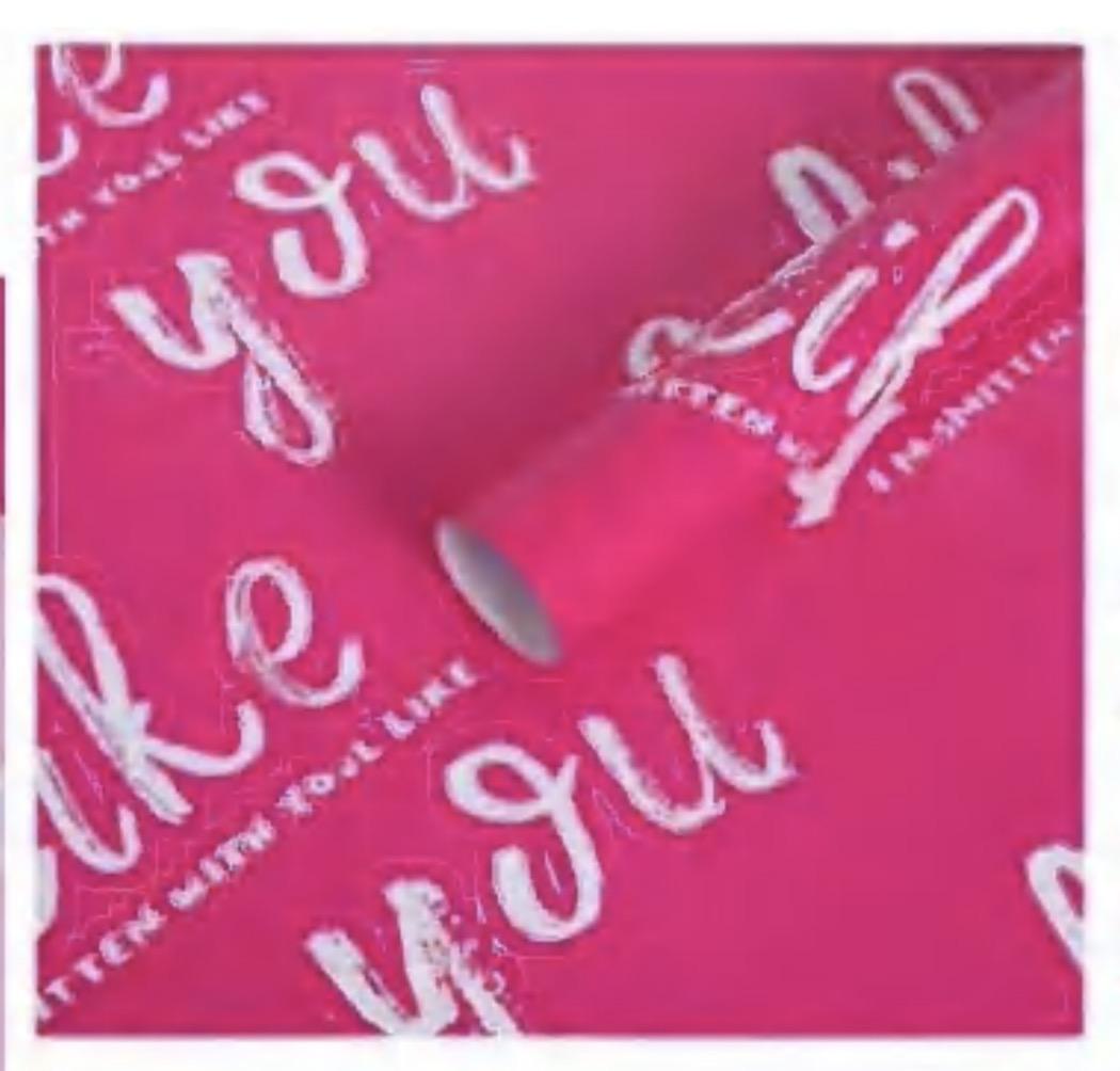 "I Like You" Wrap in Pink+White