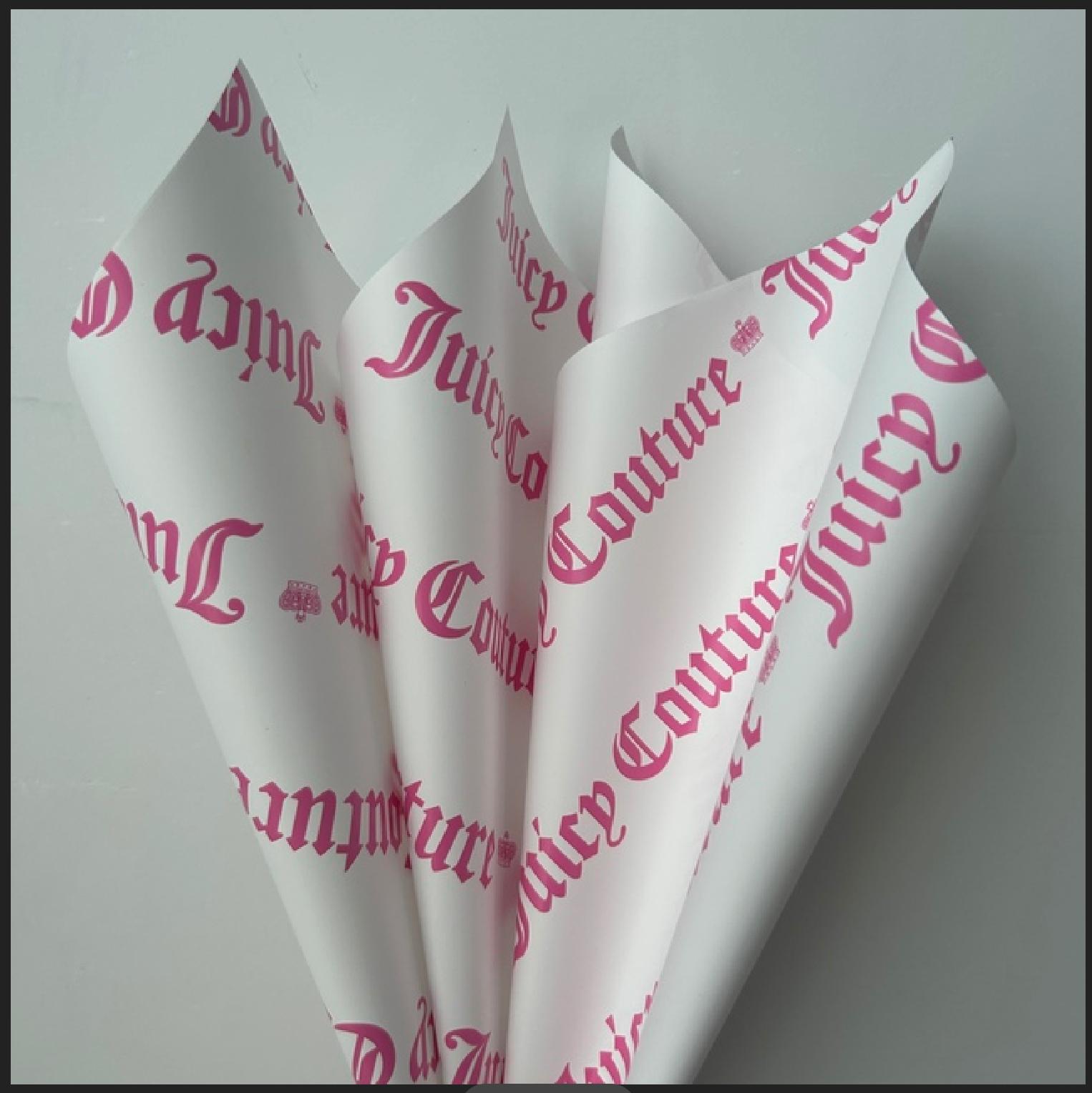 White+Pink Juicy Couture Paper