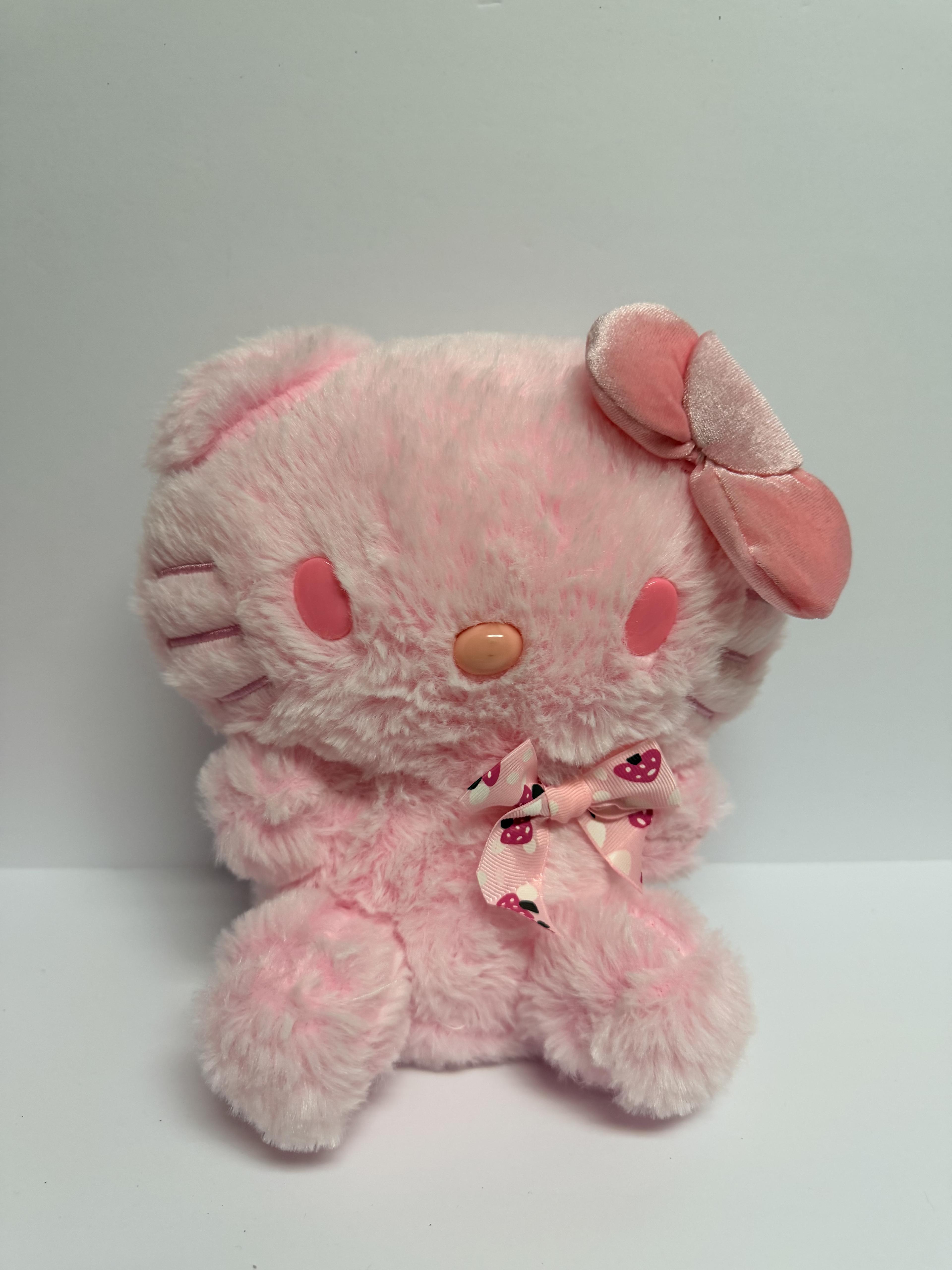 Cartoon Kitty in Pink 10" Plushie
