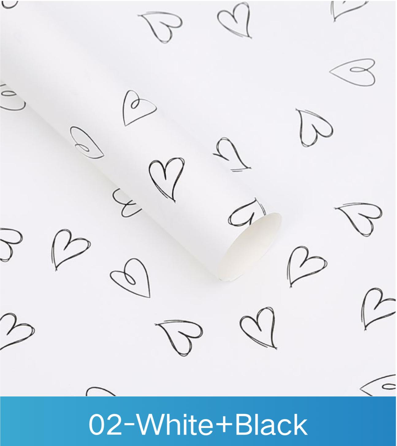 Hand-Drawn Hearts Paper
