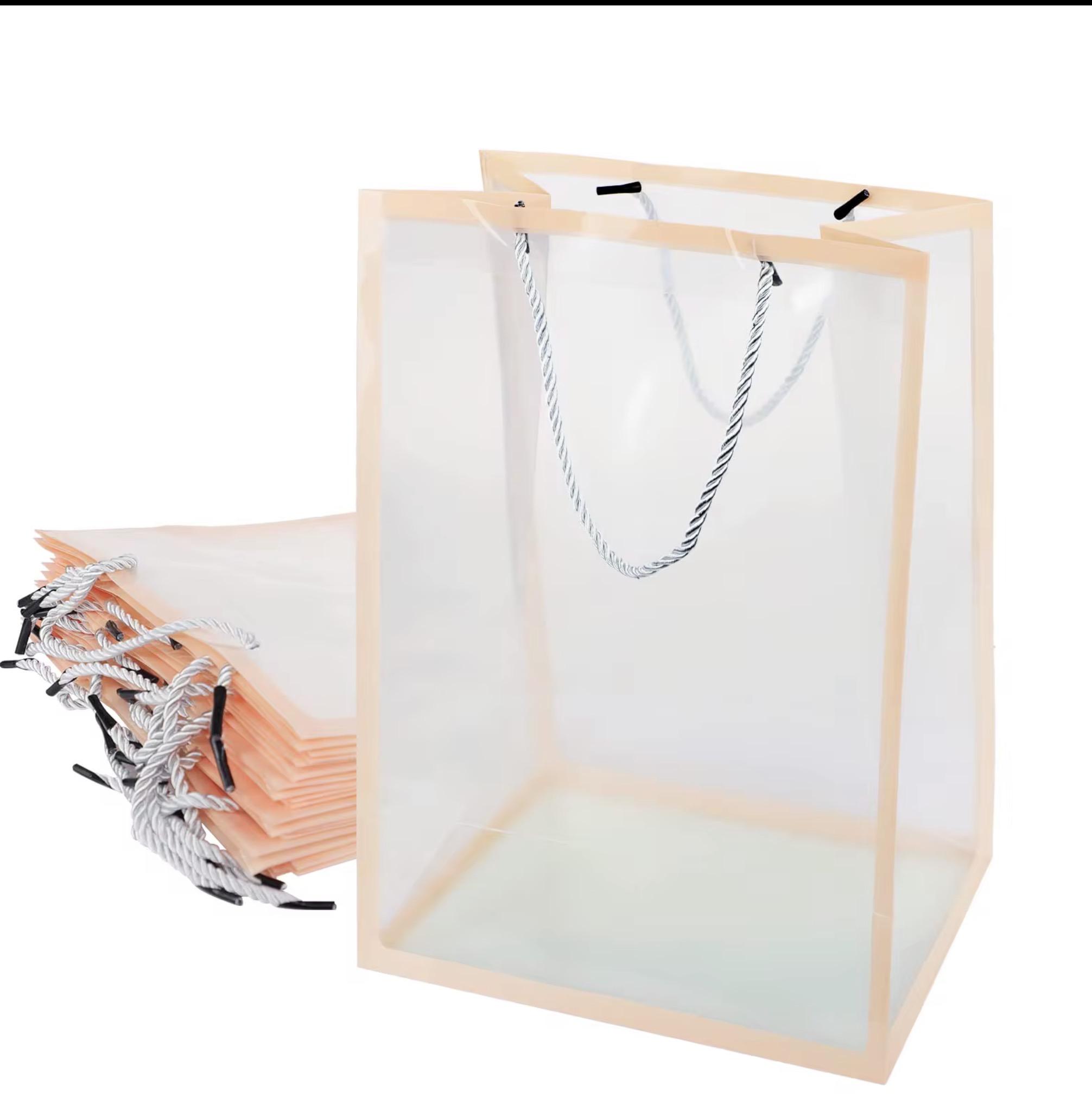 Vinyl Gift Bag in White