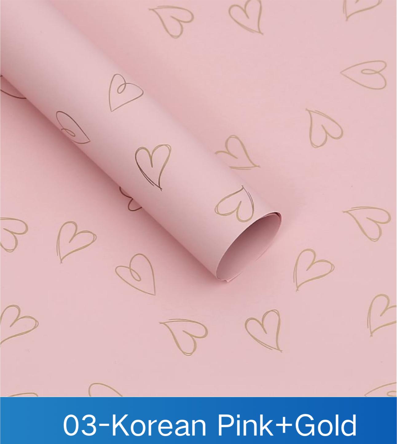 Korean Pink + Gold