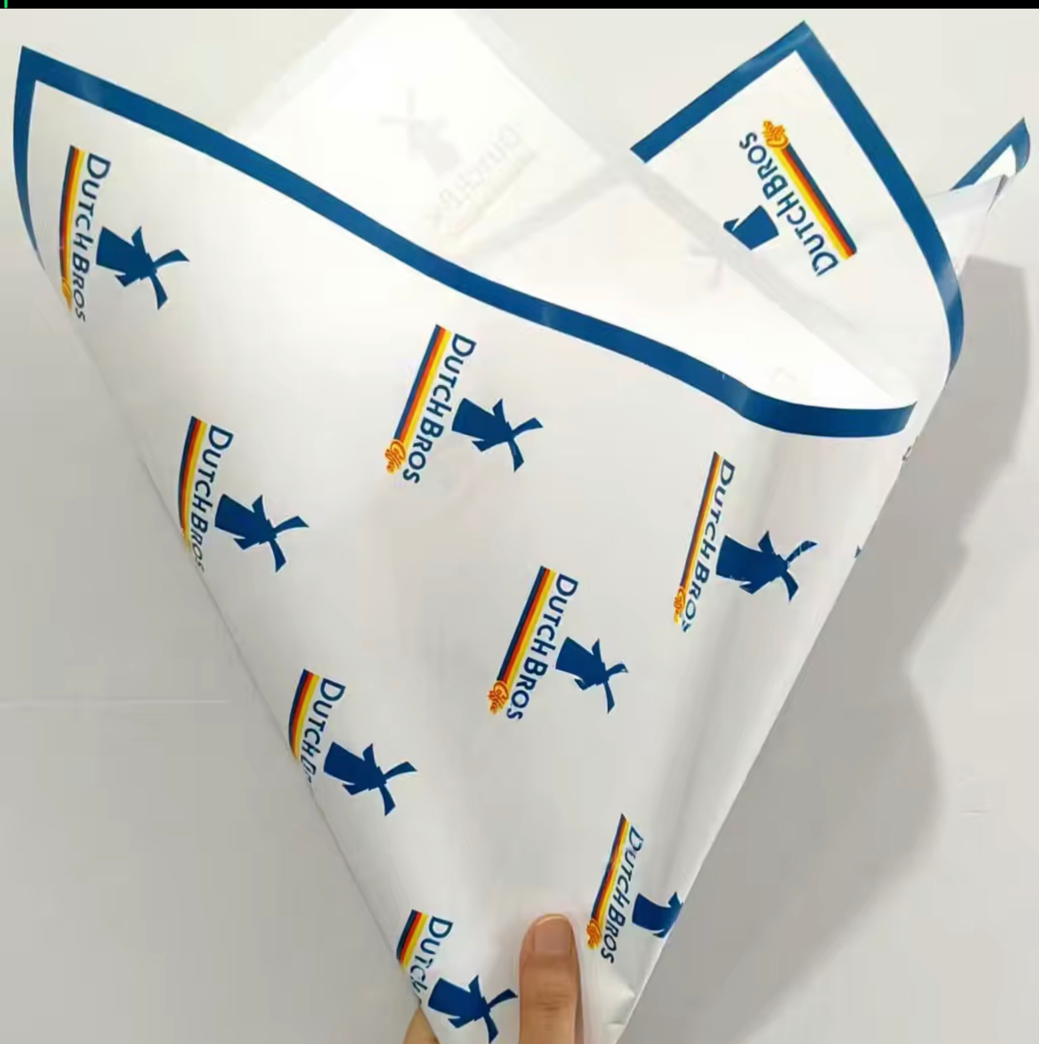 Dutch Bros Flower Wrapping Paper