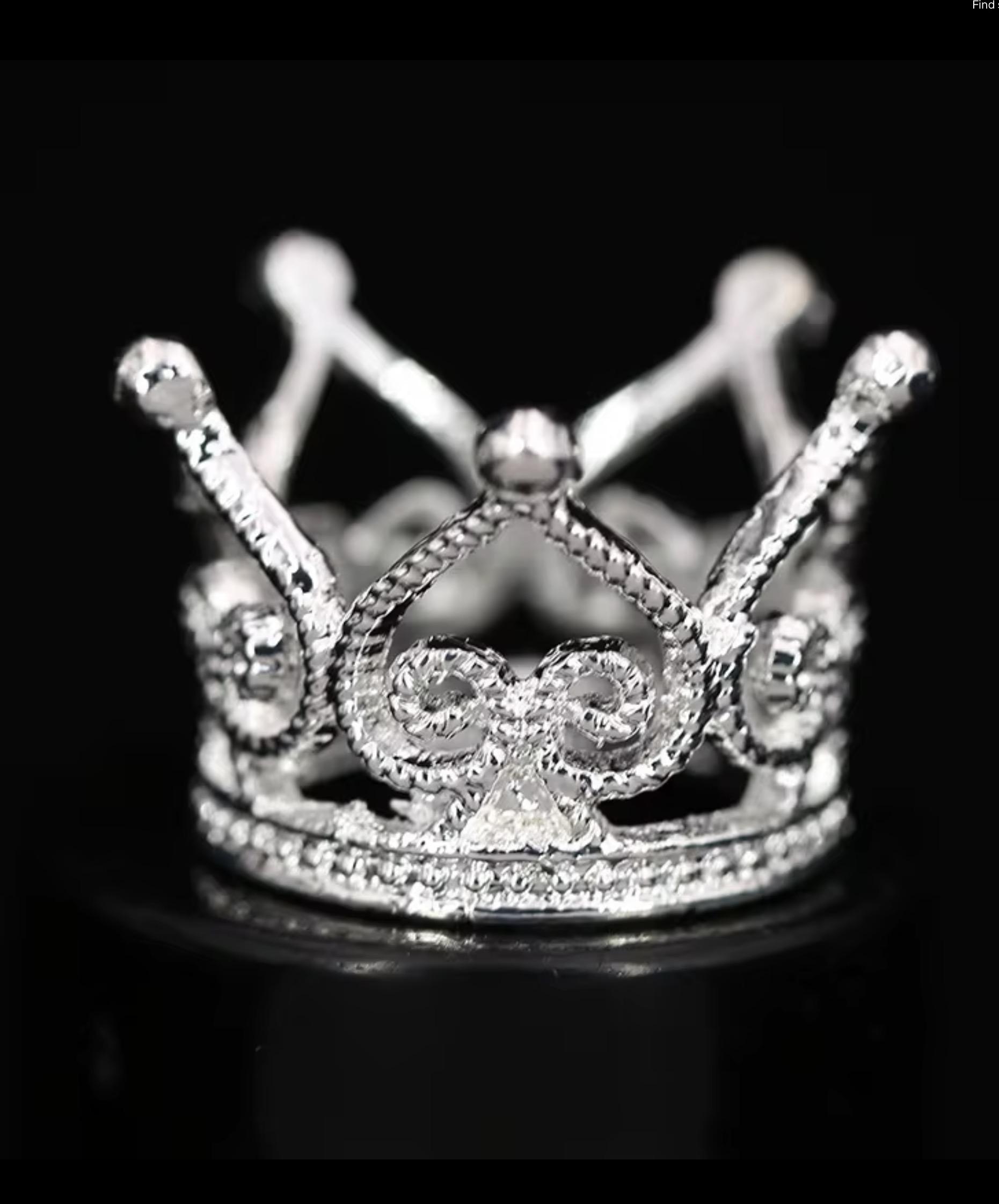 Tiny Crown 5pk in Silver