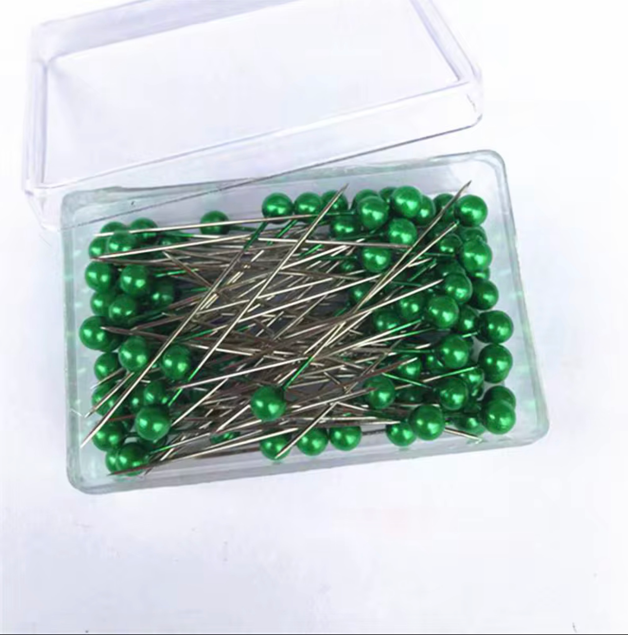 Colorful Rainbow Flower Pins — green