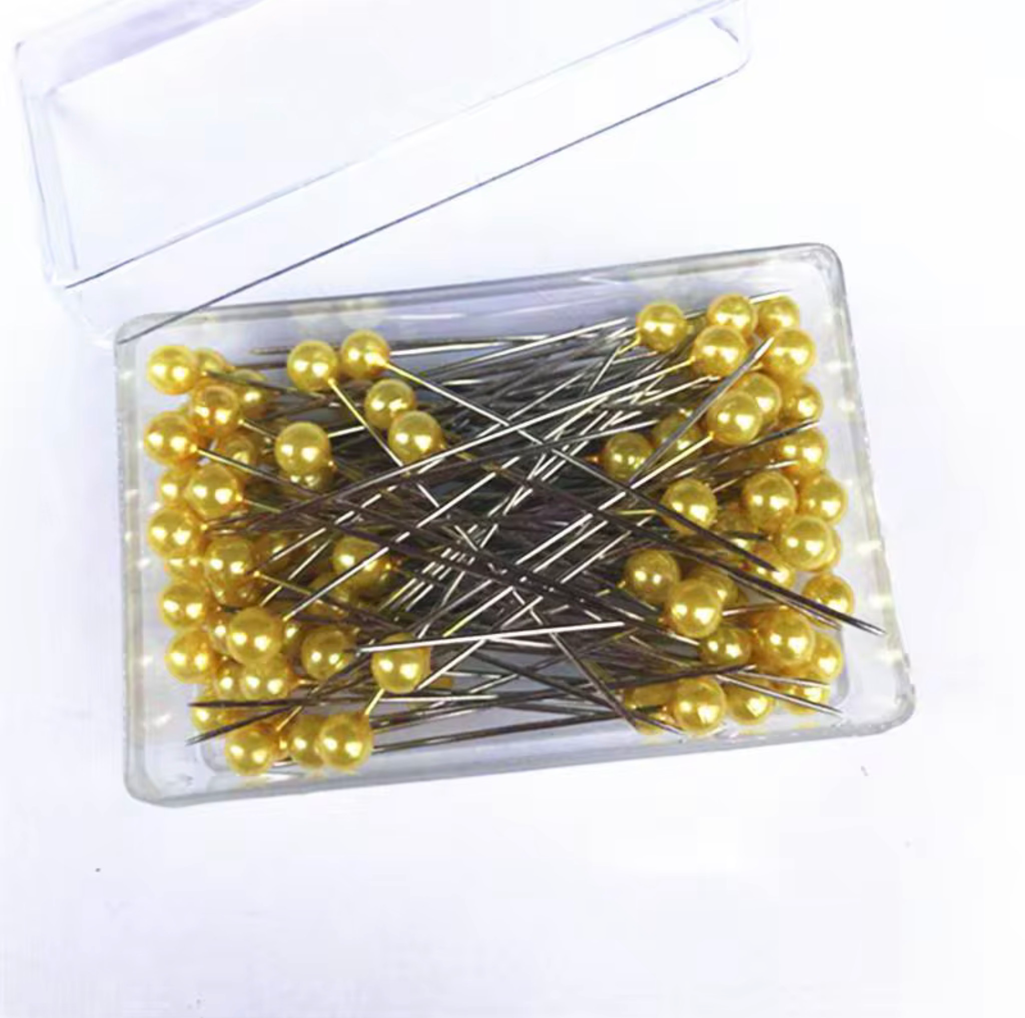Colorful Rainbow Flower Pins — yellow