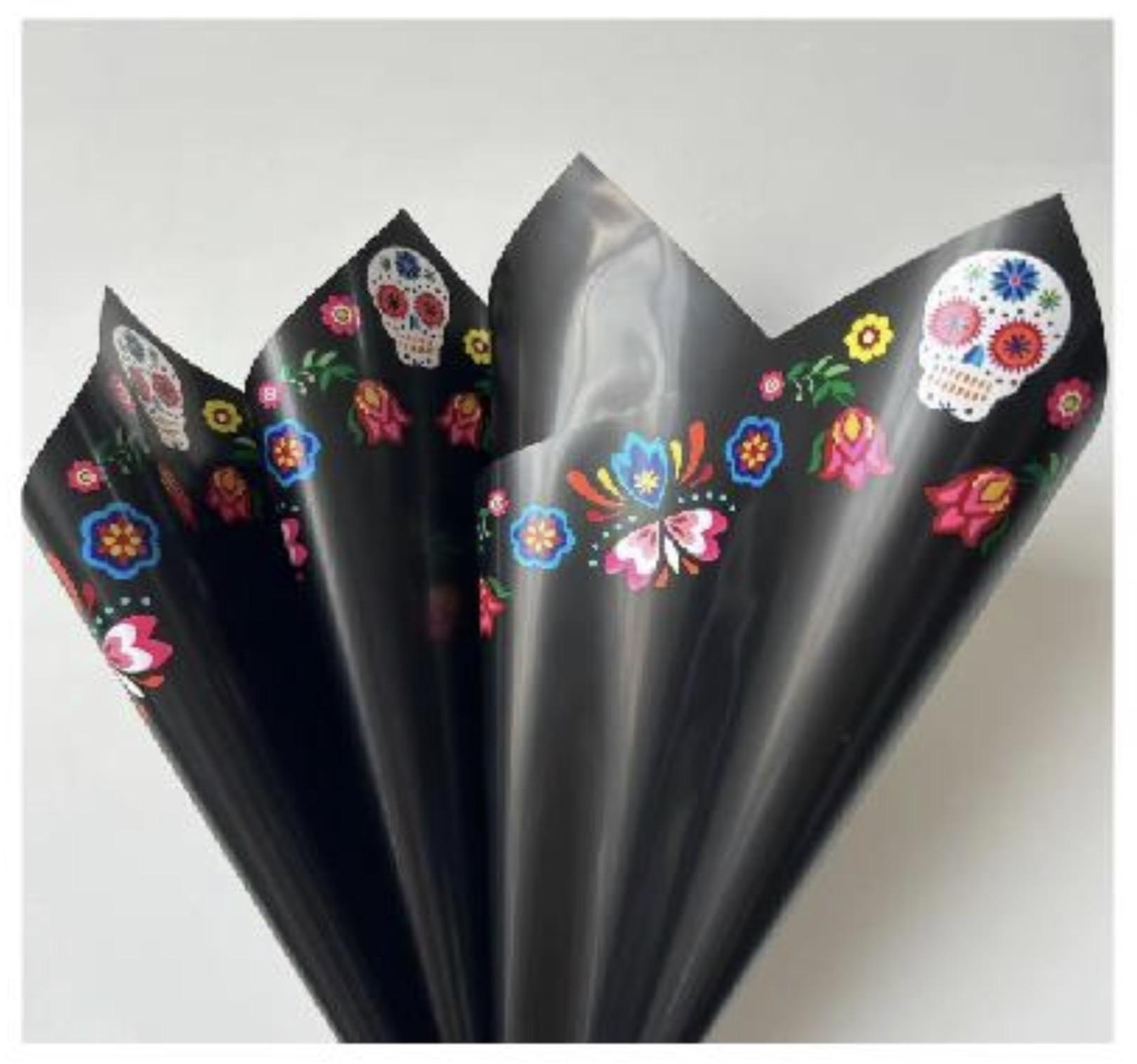 Mexican Folklorico Calaveras Wrap