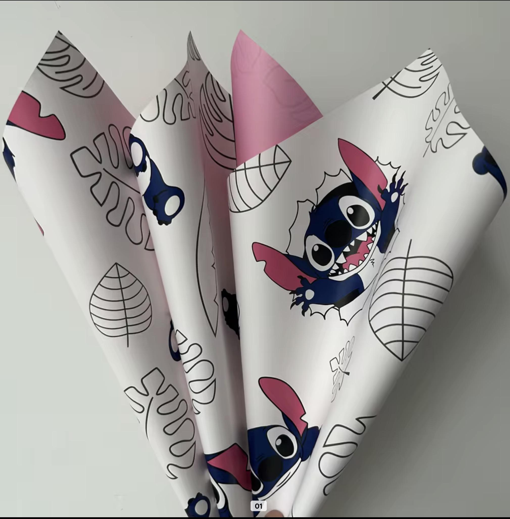 Big Stitch Graphic in White & Pink