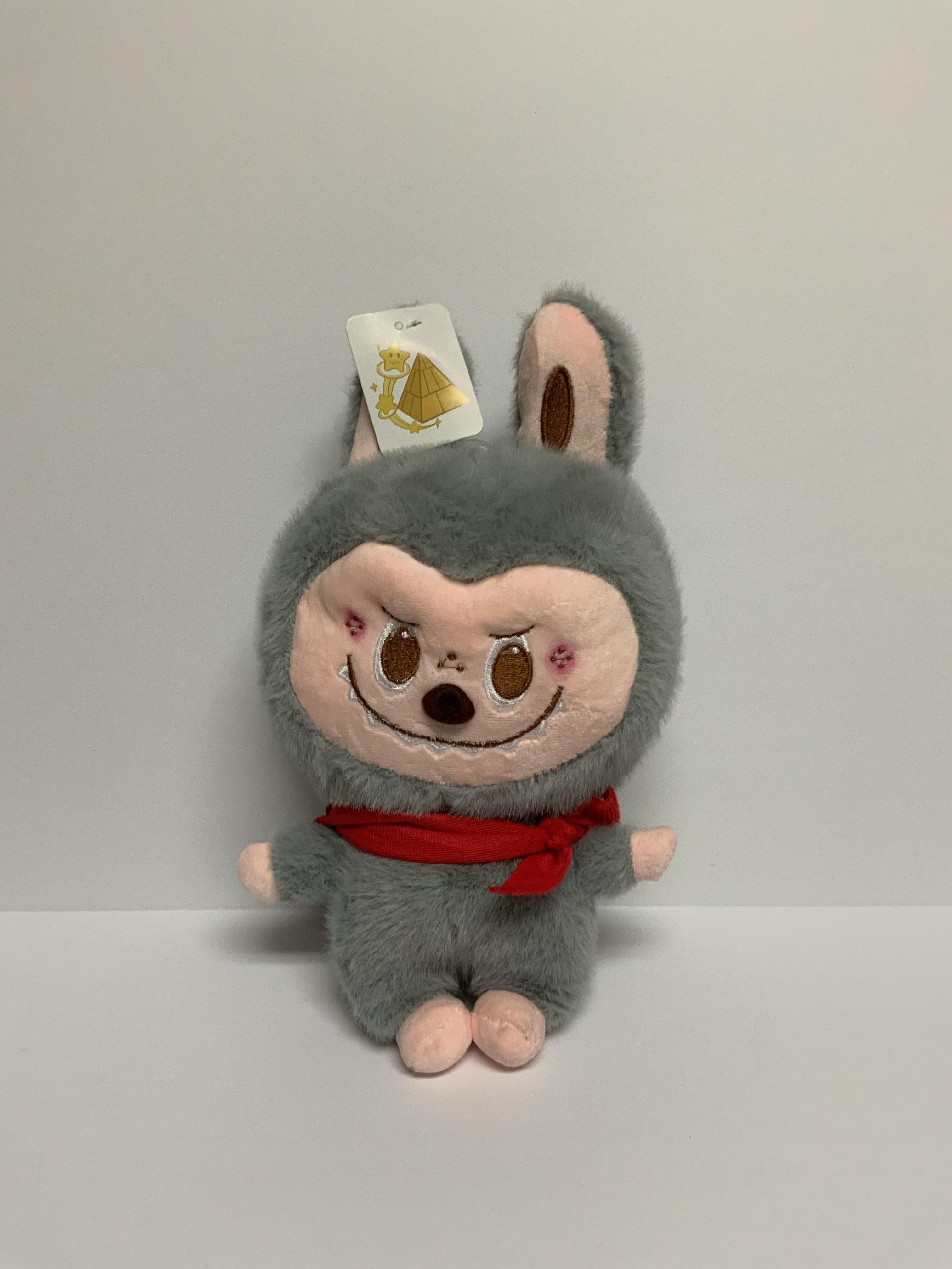Monster Bunny Plushie — Gray