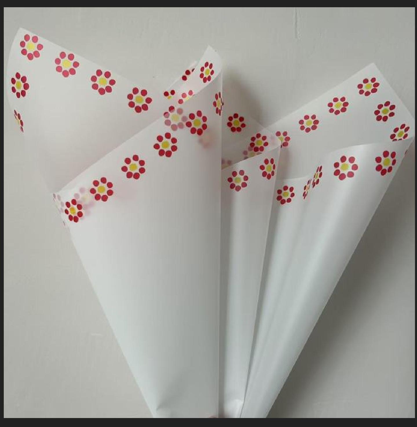 Flowers Trim White Paper