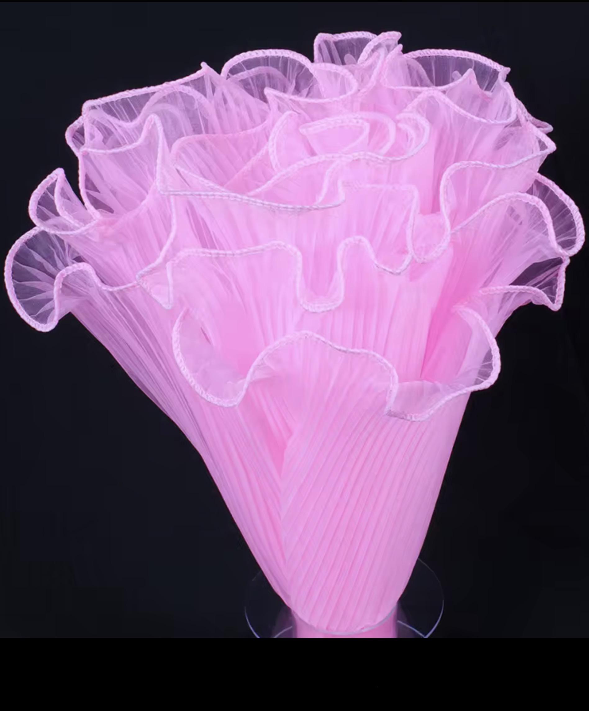 Pearl Mesh in Bubblegum Pink