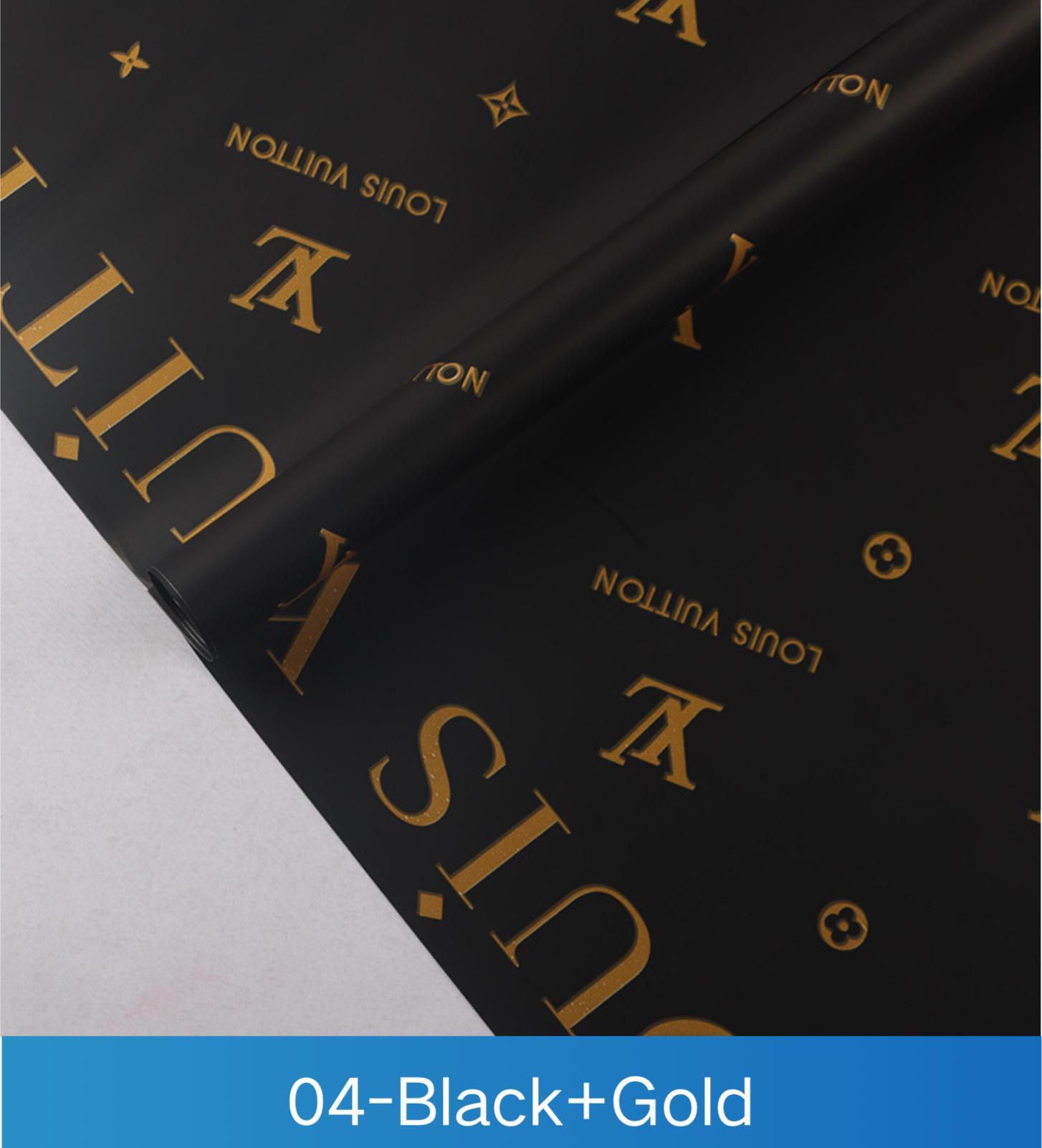 Black & Gold Branded Paper