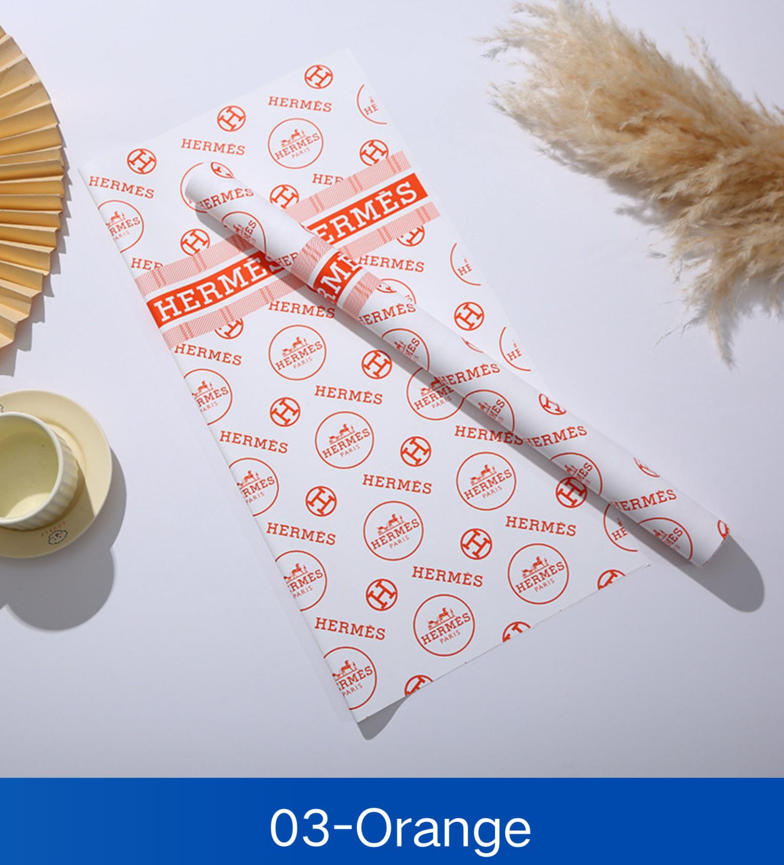 Branded H Paper — Orange