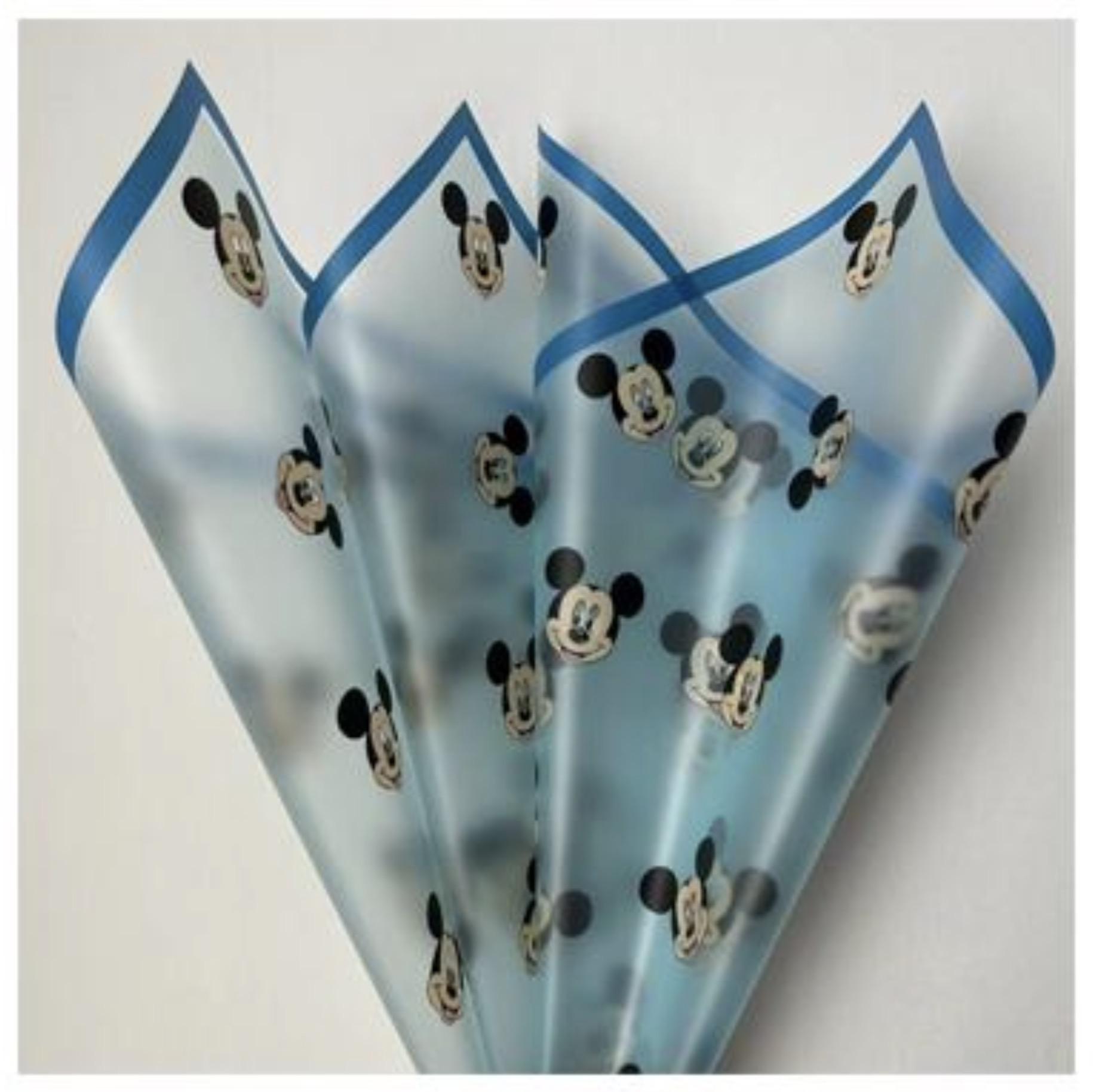Blue Mickey Wrapping Paper