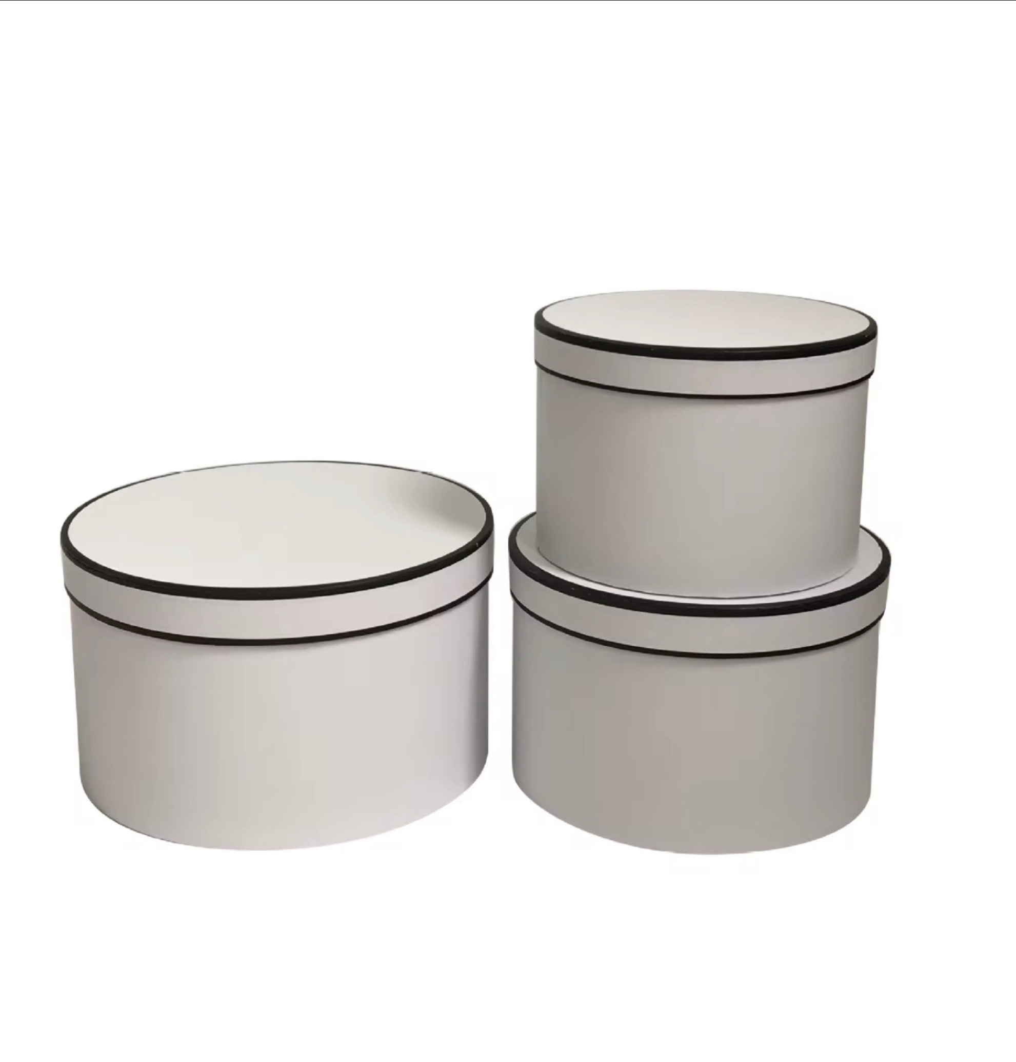 5 Tier Round Box Set — White