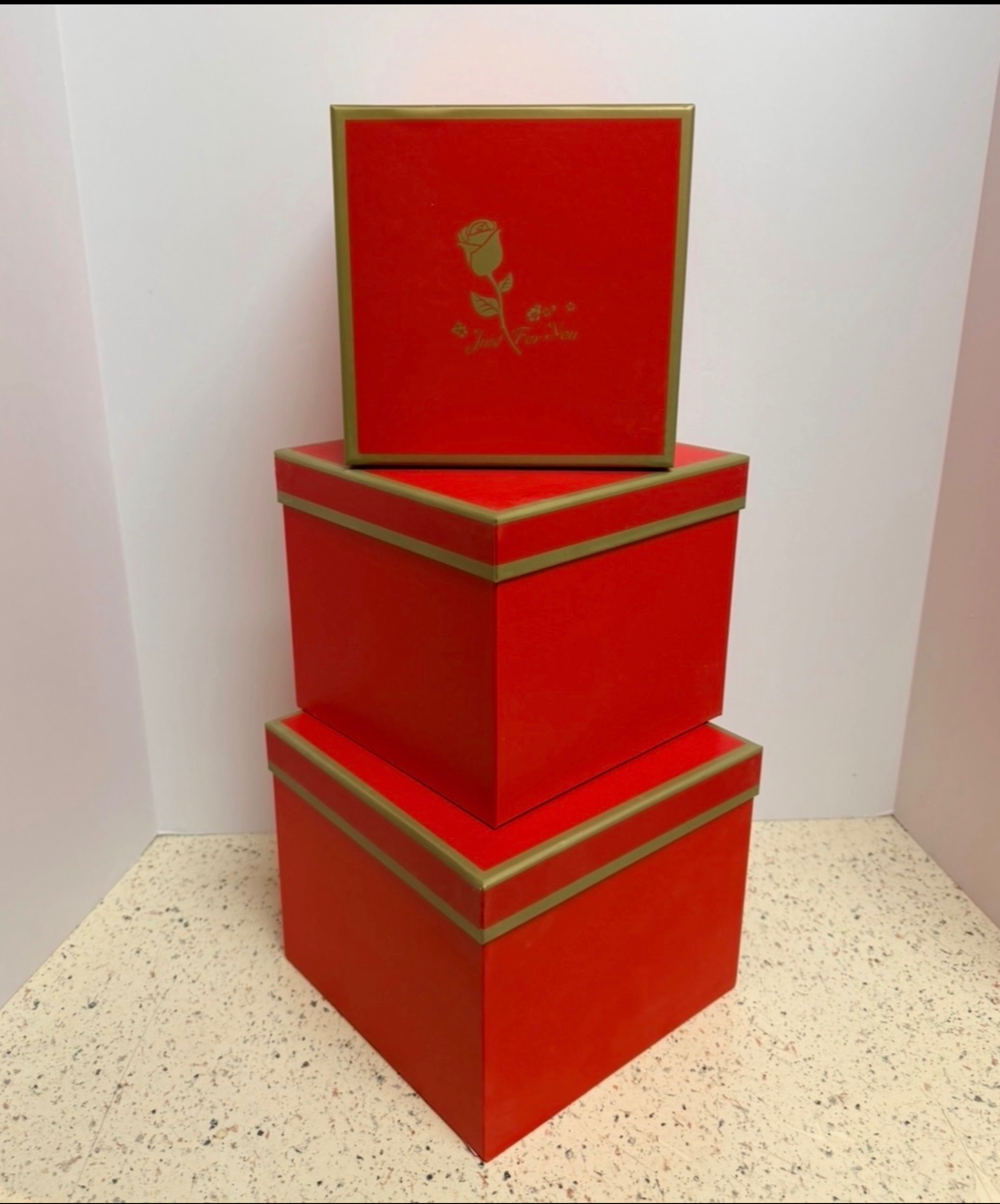 Special Gift Box set of 3 — Red